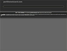 Tablet Screenshot of partitionwizzard.com